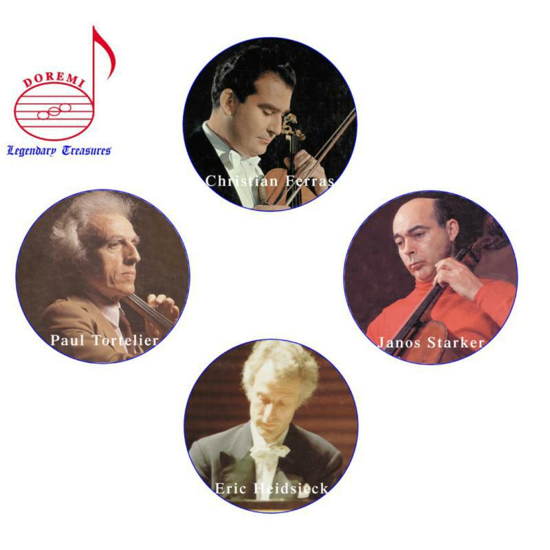 Ferras Tortelier Starker - Beethoven Triple Concerto, Brahms Double Concerto - DHR7716