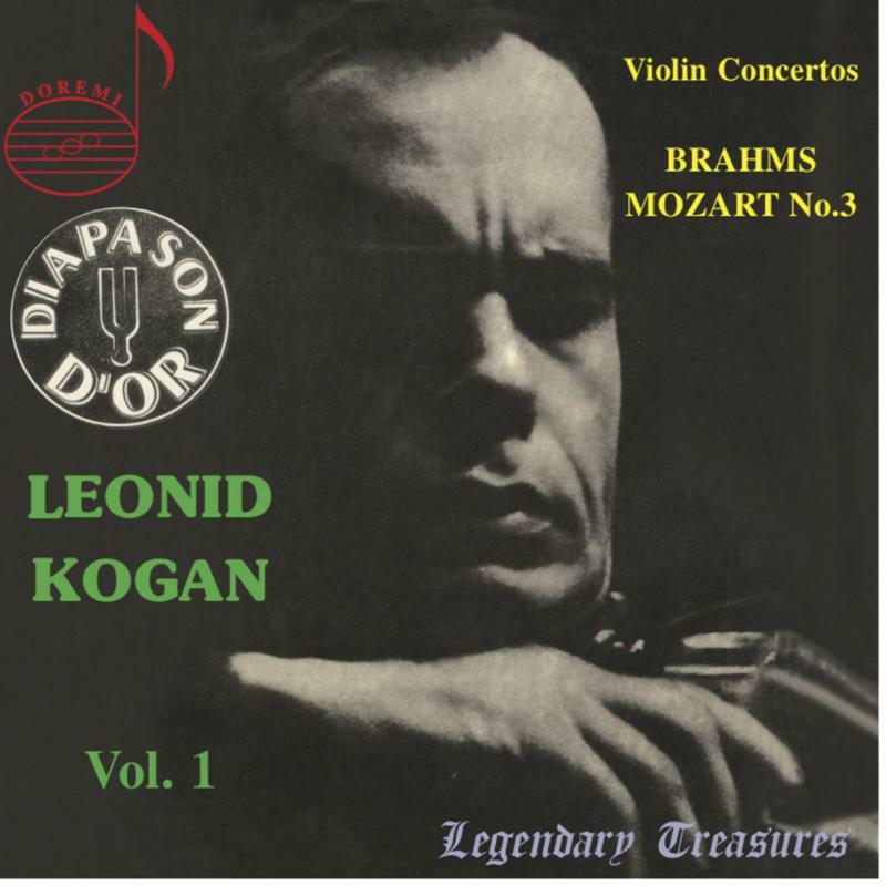 Kogan - Leonid Kogan Vol. 1: Violin concertos by Brahms and Mozart, live from his first visit to the USA, 1958 - DHR7900