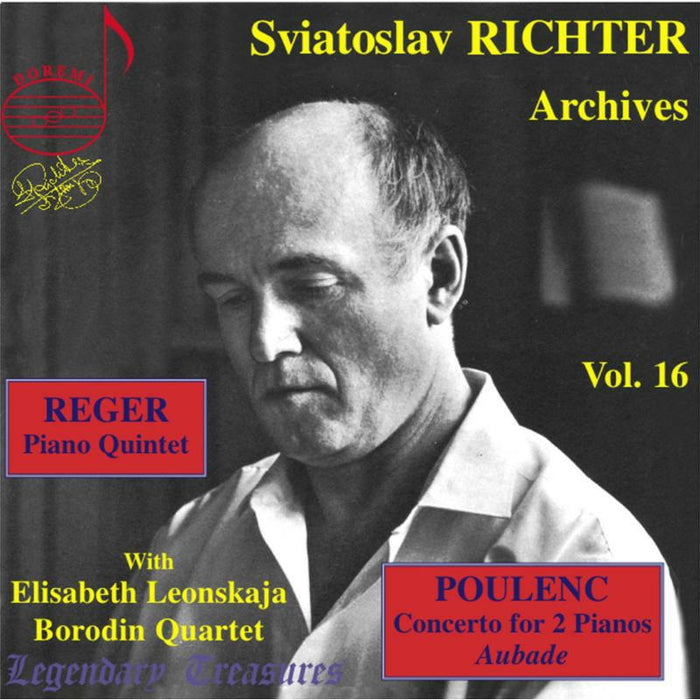 Richter - Sviatoslav Richter Archives Vol. 16: Poulenc, Reger, Live performances - DHR7945