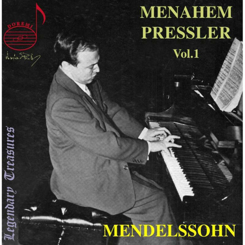 Pressler - Menahem Pressler Vol. 1: Mendelssohn - DHR7889