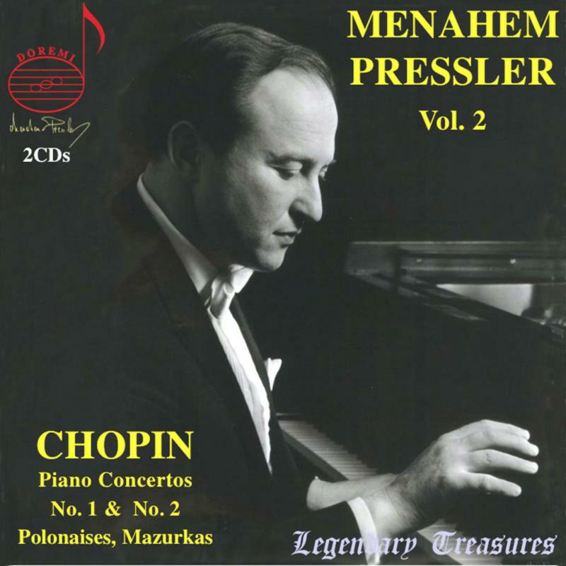 Pressler - Menahem Pressler Vol. 2: Chopin - DHR7989-90