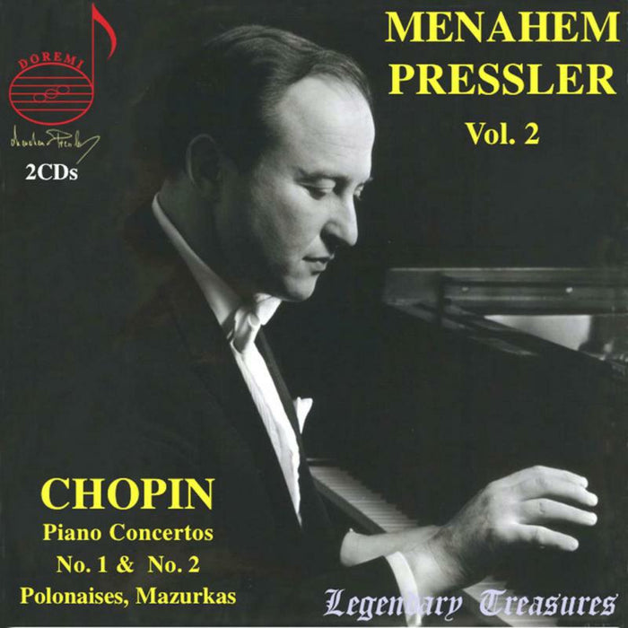 Pressler - Menahem Pressler Vol. 2: Chopin - DHR7989-90