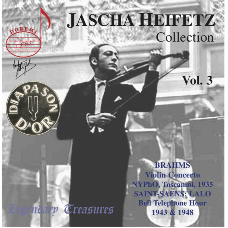 Heifetz/Toscanini - Jascha Heifetz Collection Vol. 3: Brahms Violin Concerto (Live, 1935) - DHR7717