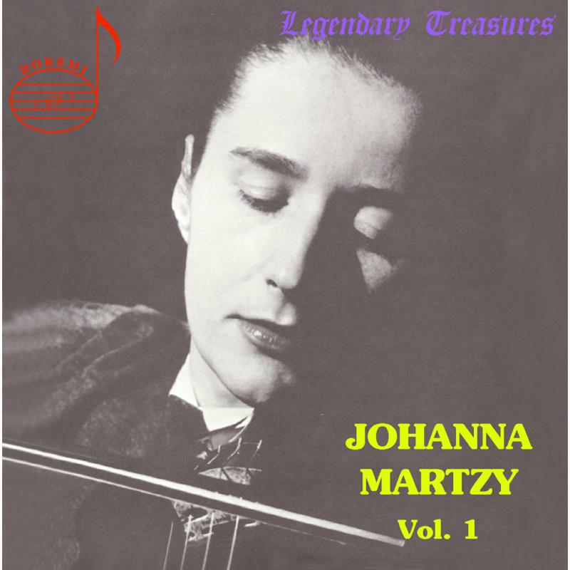 Martzy - Johanna Martzy Vol. 1 - DHR7753