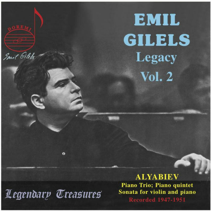 Gilels - Emil Gilels Legacy Vol. 2: Alexander Alyabyev - DHR7755