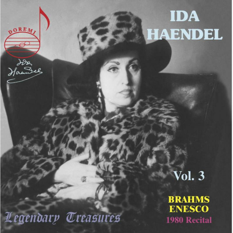 Haendel/Turini - Ida Haendel Vol. 3: 1980 recital - DHR7756