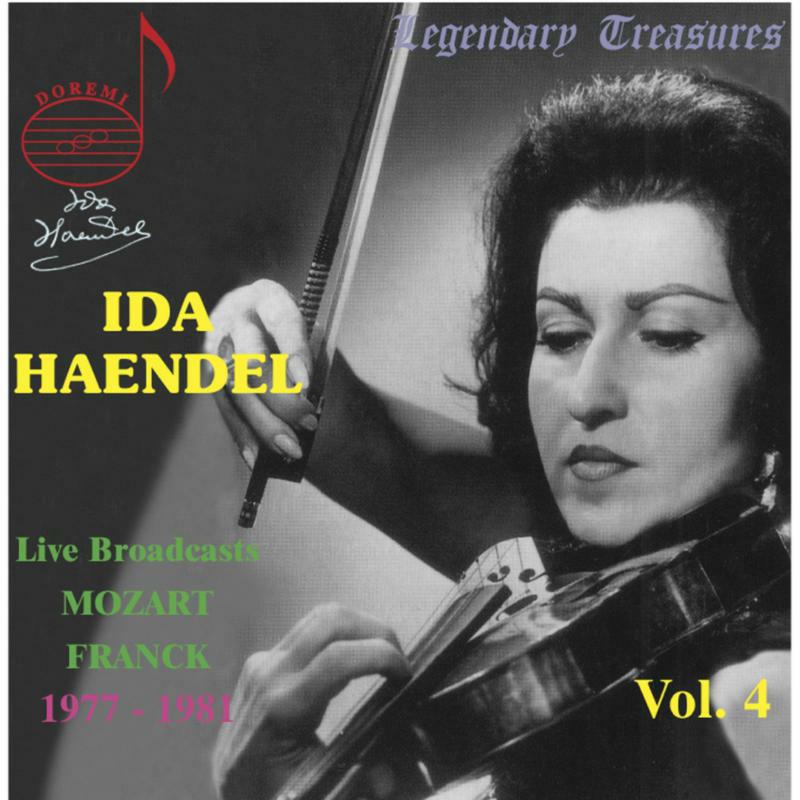 Haendel/Turini - Ida Haendel Vol. 4: Mozart Concerto No. 4 Franck Sonata, Live Broadcasts - DHR7803