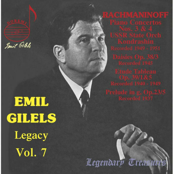 Gilels - Emil Gilels Legacy Vol. 7: Rachmaninoff - DHR7815