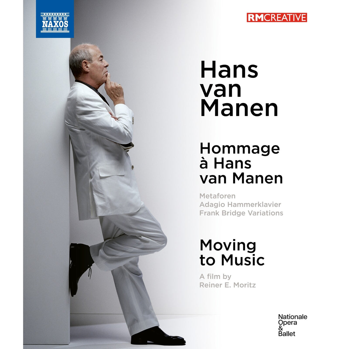 Dutch National Ballet; Hans van Manen; Reiner E. Moritz - Moving to Music (a film by Reiner E. Moritz) & Hommage a Hans van Manen (Metaforen; Adagio Hammerklavier; Frank Bridge Variations) - NBD0183V