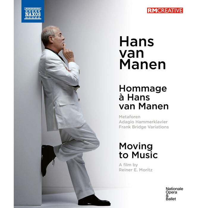 Dutch National Ballet; Hans van Manen; Reiner E. Moritz - Moving to Music (a film by Reiner E. Moritz) & Hommage a Hans van Manen (Metaforen; Adagio Hammerklavier; Frank Bridge Variations) - NBD0183V