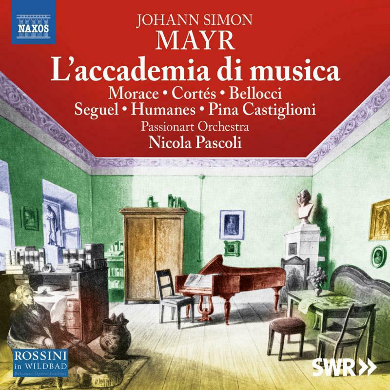 Passionart Orchestra, Andres Jesús Gallucci, Filippo Morace, Cesar Cortes, Eleonora Bellocci, Ricardo Seguel, Maria del Mar Humanes, Filippo Pina Castiglioni, Nicola Pascoli - Johann Simon Mayr: L'accademia di musica ('The Academy of Music') - 8660511