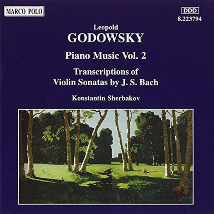 Scherbakov - GODOWSKY: Transcriptions of Violin Sonatas by J. S. Bach - 8223794