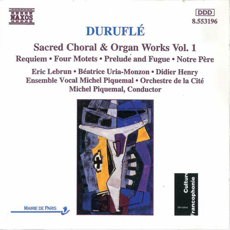 Soloists:Orch De La Cite - DURUFLE: Requiem / 4 Motets / Prelude and Fugue - 8553196