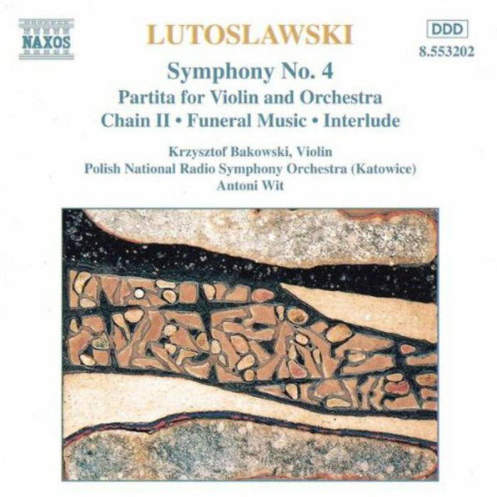 Bakowski:Polist Nrso - LUTOSLAWSKI: Symphony No. 4 / Violin Partita / Chain II / Funeral Music - 8553202