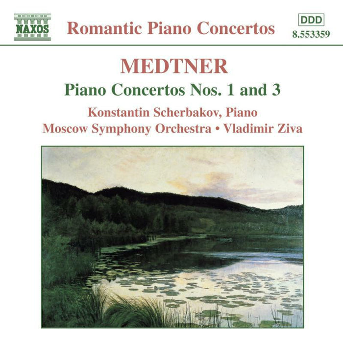 Scherbakov:Moscow So - MEDTNER: Piano Concertos Nos. 1 and 3 - 8553359