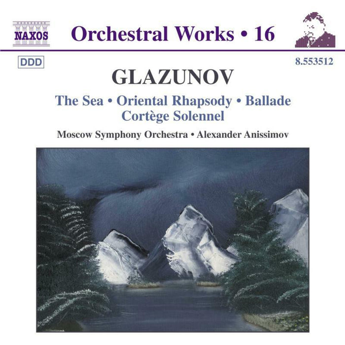 Moscow So:Golovschin - GLAZUNOV: The Sea / Oriental Rhapsody / Ballade - 8553512