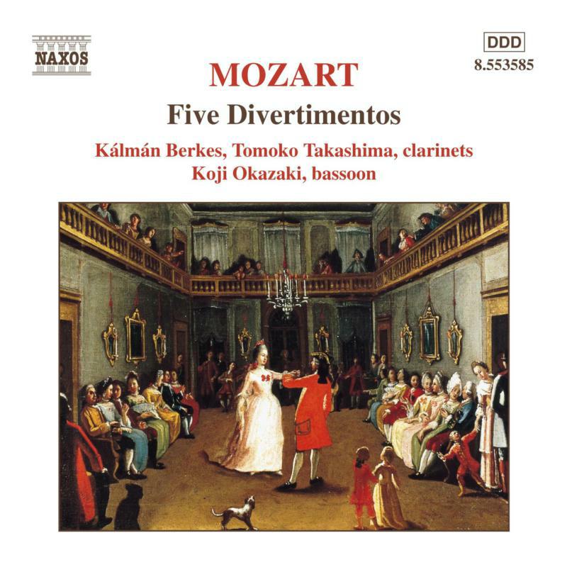 Berkes:Okazaki:Takashima - MOZART: 5 Divertimentos, K. Anh. 229 - 8553585