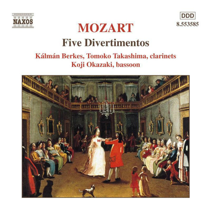 Berkes:Okazaki:Takashima - MOZART: 5 Divertimentos, K. Anh. 229 - 8553585