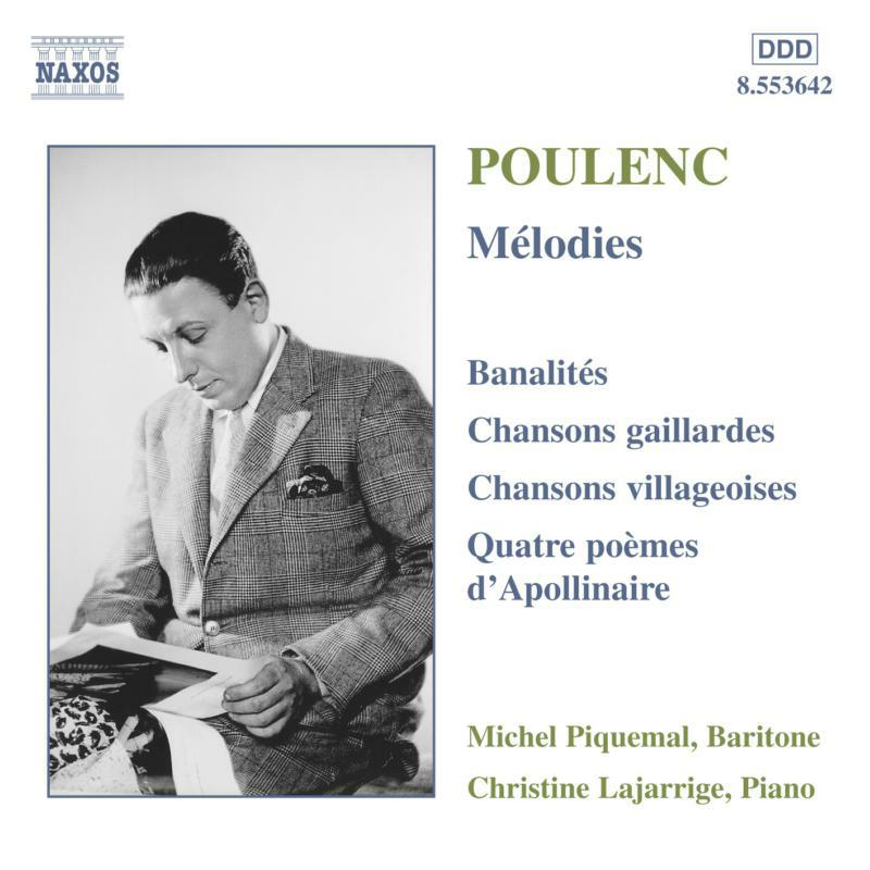 Lajarrige:Piquemal - POULENC: Melodies - 8553642