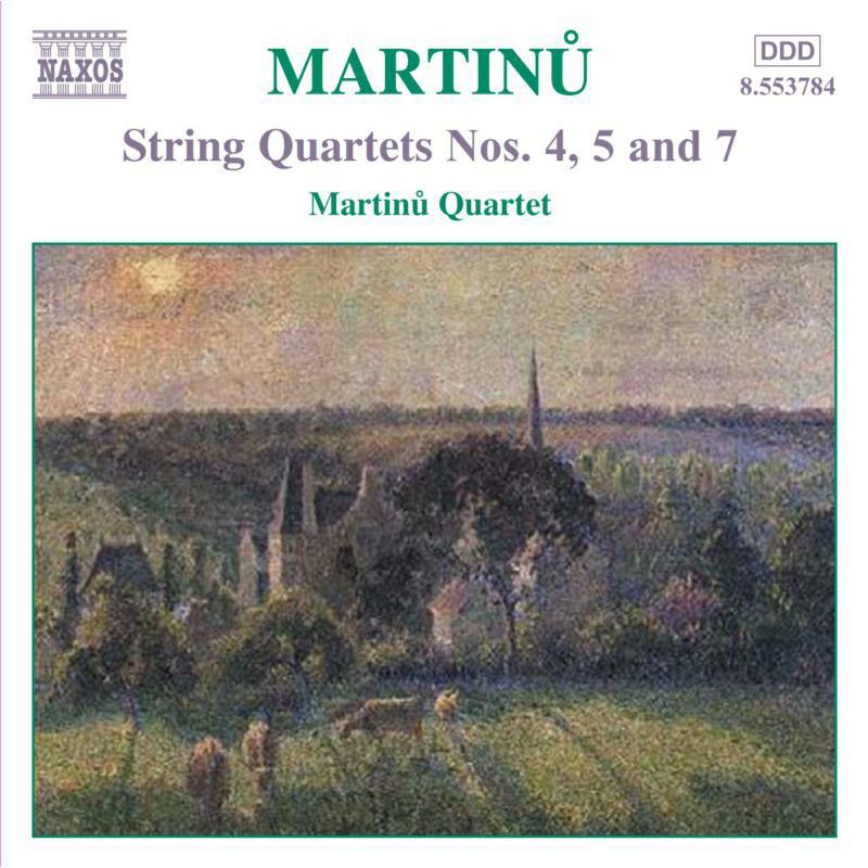 Martinu Quartet - MARTINU: String Quartets Nos. 4, 5 and 7 - 8553784