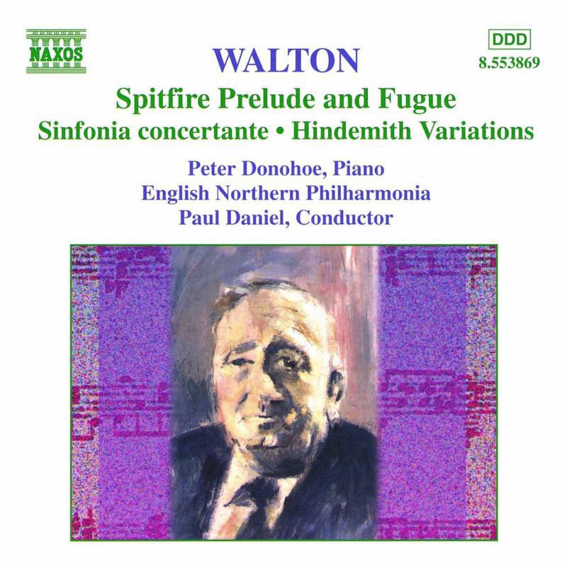 Donohoe:Enp:Daniel - WALTON: Spitfire Prelude and Fugue / Sinfonia Concertante / Hindemith Variations - 8553869