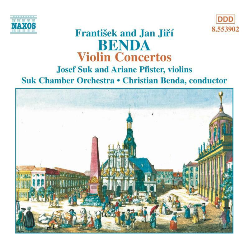 Suk:Pfister-Benda:Suk Co - BENDA, F. / BENDA, J. J.: Violin Concertos in G Major, D Major and D Minor - 8553902