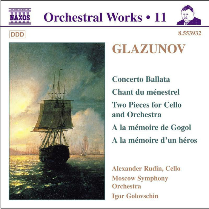 Rudin:Moscow So - GLAZUNOV: Works for Cello and Orchestra - 8553932