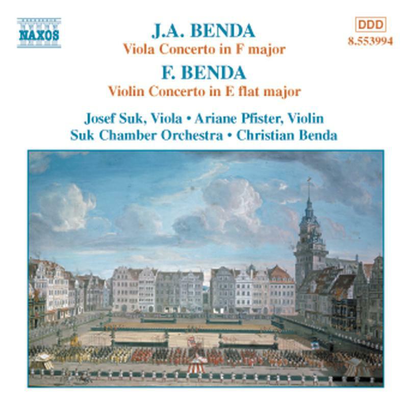 Soloists:Suk Co:Prague Co - BENDA, F.: Violin Concerto / BENDA, J. A.: Viola Concerto - 8553994