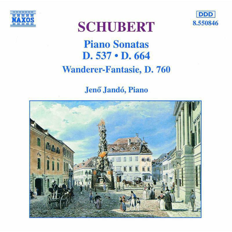 Jeno Jan - SCHUBERT: Piano Sonatas, D. 537 and 664 / 'Wanderer Fantasy' - 8550846
