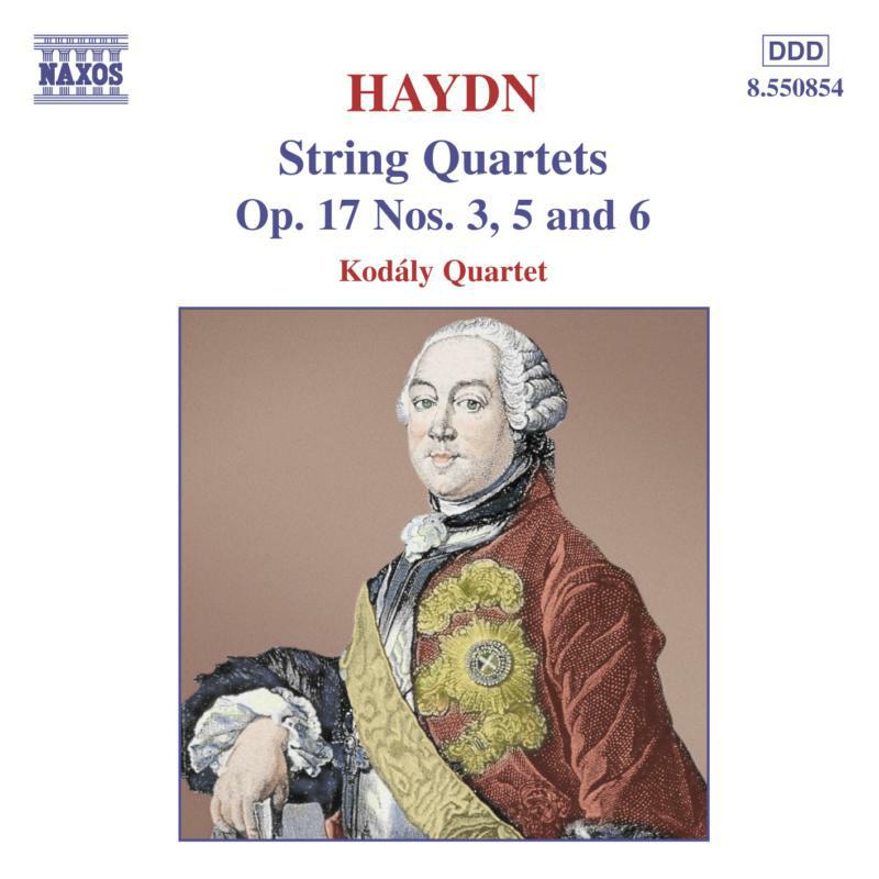 Kodaly Q - HAYDN: String Quartets Op. 17, Nos. 3, 5 and 6 - 8550854