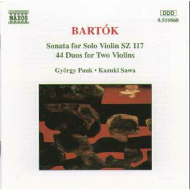Gyorgy P - BARTOK: Violin Sonata, Sz. 117 / 44 Violin Duos, Sz. 98 - 8550868