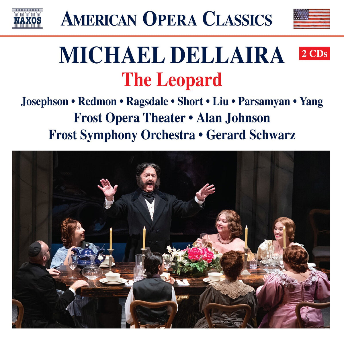 Yaqi Yang; Margarita Parsamyan; Robynne Redmon; Minghao Liu; Frank Ragsdale; Kim Josephson; Kevin Short; Frost Opera Theater; Frost Symphony Orchestra; Gerard Schwarz; Alan Johnson - Michael Dellaira: The Leopard - 8669052-53