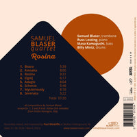 Samuel Blaser Quartet - Rosina - BM019CD