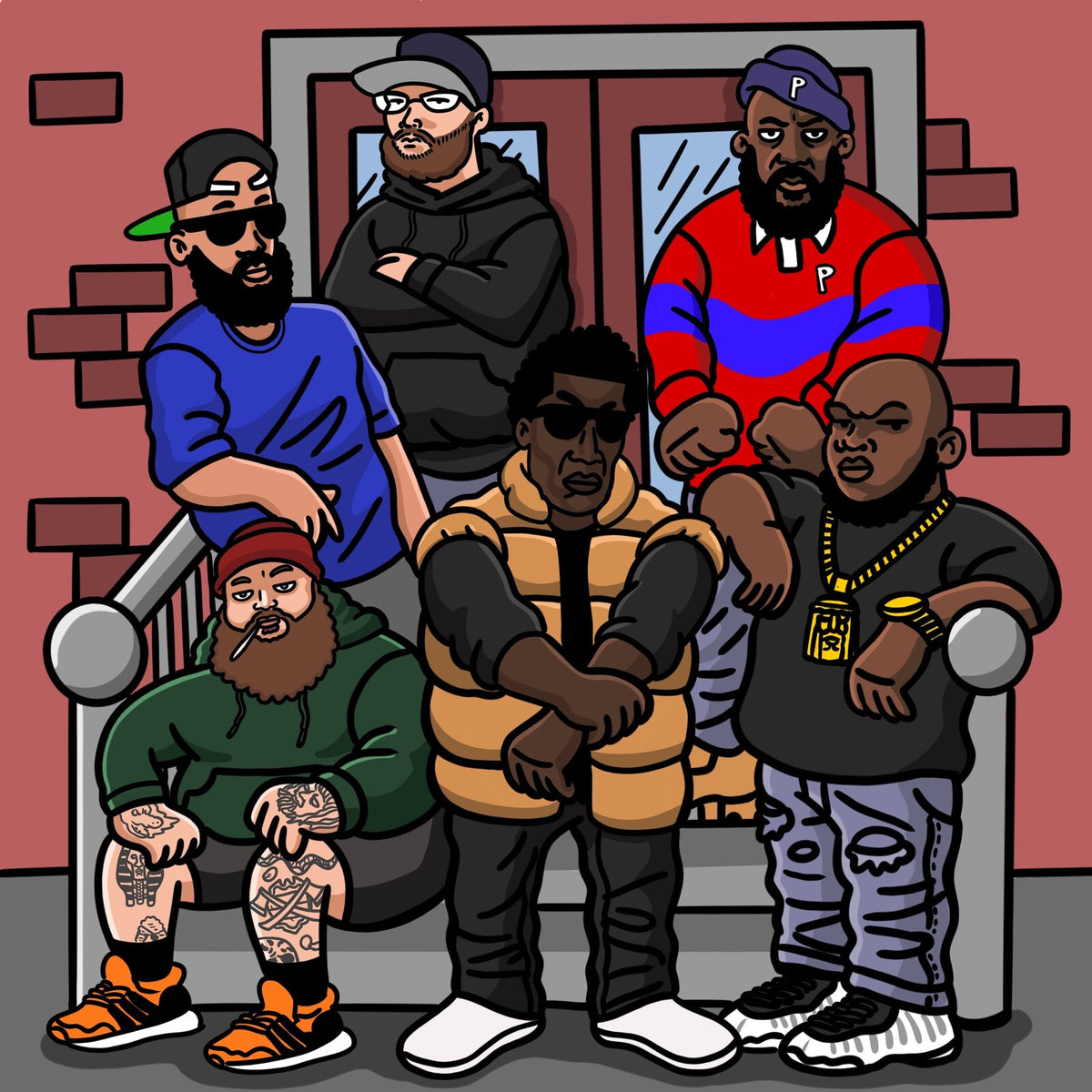 LABBA x PF CUTTIN - 1000LBS b/w WORLD FAMOUS (feat. ACTION BRONSON, MEYHEM LAUREN, SEAN PRICE & more) - TKR190BK