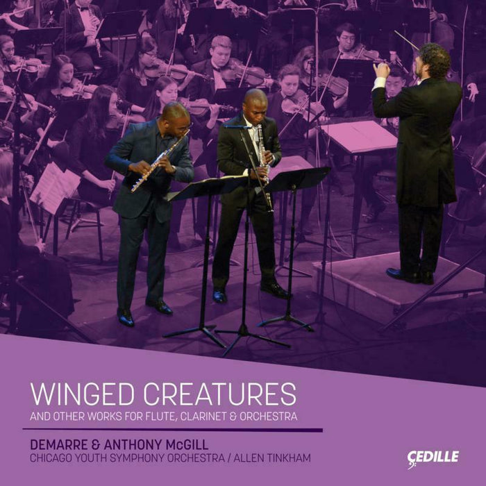 Mcgill/Chicago Yso/Tinkham - Winged Creatures and other works for flute, clarinet, and orchestra - CDR90000187
