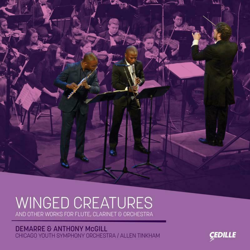 Mcgill/Chicago Yso/Tinkham - Winged Creatures and other works for flute, clarinet, and orchestra - CDR90000187