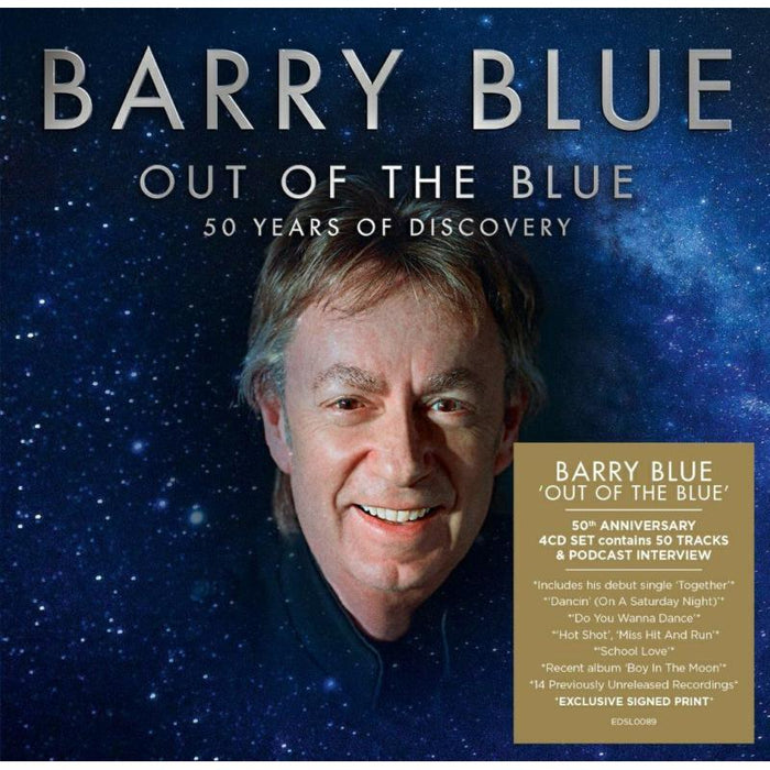 Barry Blue - Out Of The Blue – 50 Years of Discovery - EDSL0089