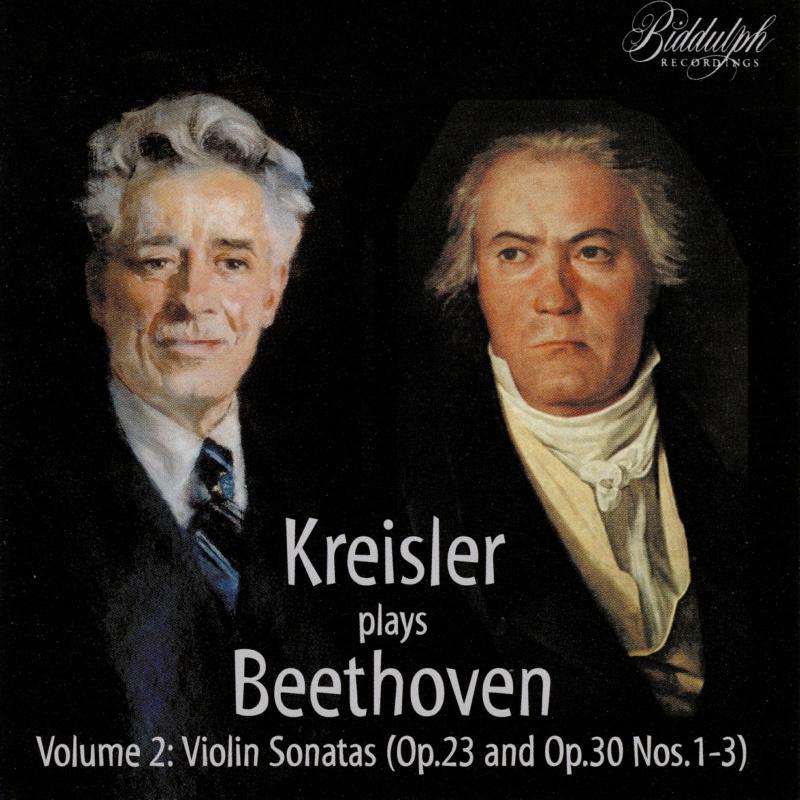 Fritz Kreisler - Kreisler: Beethoven Violin Sonatas, Vol. 2 - 80202-2
