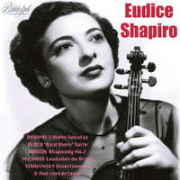 Beudice Shapiro; Brooks Smith; Ralph Berkowitz; Paul Weston Orchestra; Paul Weston - Eudice Shapiro Plays Brahms, Bloch, Bartok and Stravinsky - 85026-2