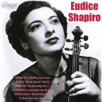 Beudice Shapiro; Brooks Smith; Ralph Berkowitz; Paul Weston Orchestra; Paul Weston - Eudice Shapiro Plays Brahms, Bloch, Bartok and Stravinsky - 85026-2