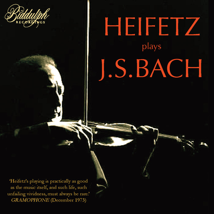 Jascha Heifetz; Los Angeles Philharmonic; Alfred Wallenstein - Jascha Heifetz plays J. S. Bach - 85038-2