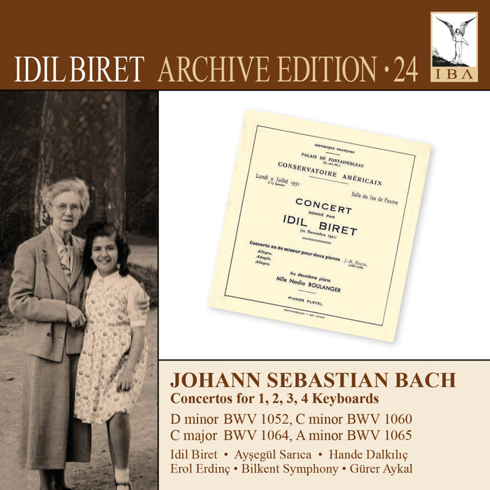 Idil Biret; Bilkent Symphony Orchestra; Gurer Aykal; Erol Erdinc - Idil Biret Archive: Archive Edition, Vol. 24 - Johann Sebastian Bach: Concertos for 1, 2, 3, 4 Keyboards - 8571431