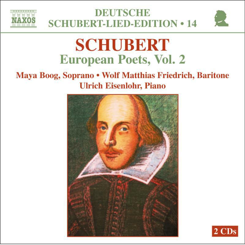 Boog:Friedrich:Eisenlohr - SCHUBERT: Lied Edition 14 - European Poets, Vol. 2 - 8557026-27