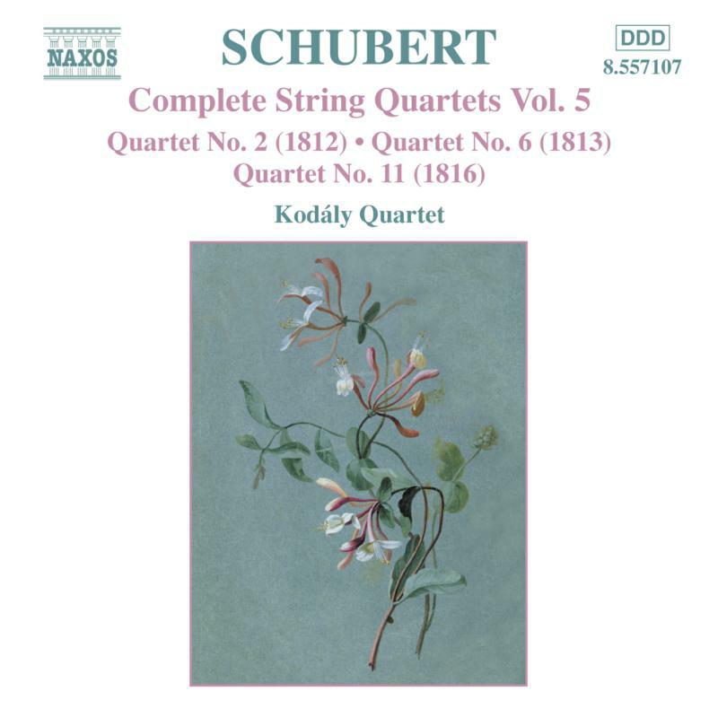 Kodaly Quartet - SCHUBERT: String Quartets Nos. 2, 6 and 11 - 8557107