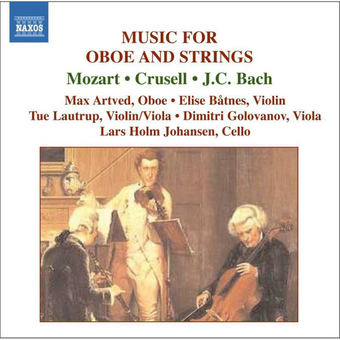 Artved:Batnes:Lautrup - MOZART / CRUSELL / BACH, J.C.: Music for Oboe and Strings - 8557361