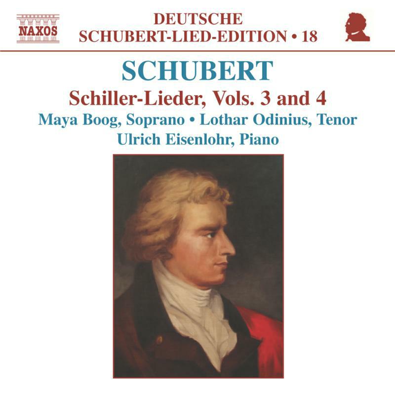 Boog:Odinius:Eisenlohr - SCHUBERT: Lied Edition 18 - Schiller, Vols. 3 and 4 - 8557369-70
