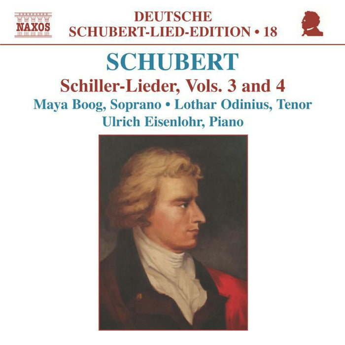 Boog:Odinius:Eisenlohr - SCHUBERT: Lied Edition 18 - Schiller, Vols. 3 and 4 - 8557369-70