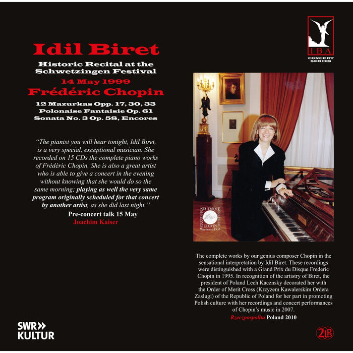 Idil Biret - Idil Biret plays Chopin - Historic Recital at the Schwetzingen Festival 14 May 1999 - IBA-LP011-12