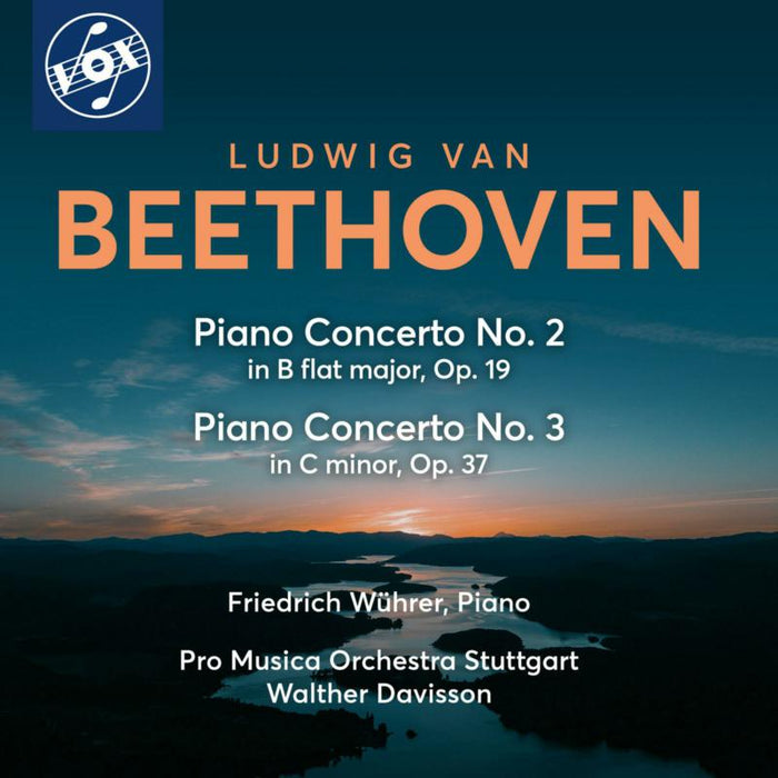 Friedrich Wuhrer; Pro Musica Orchestra Stuttgart; Walther Davisson - Ludwig van Beethoven: Piano Concerto Nos. 2 & 3 - VOX-NX-3003CD