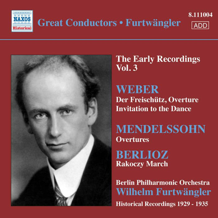 Berlin Phil:Furtwangler - Furtwangler: Early Recordings 3 - 8111004